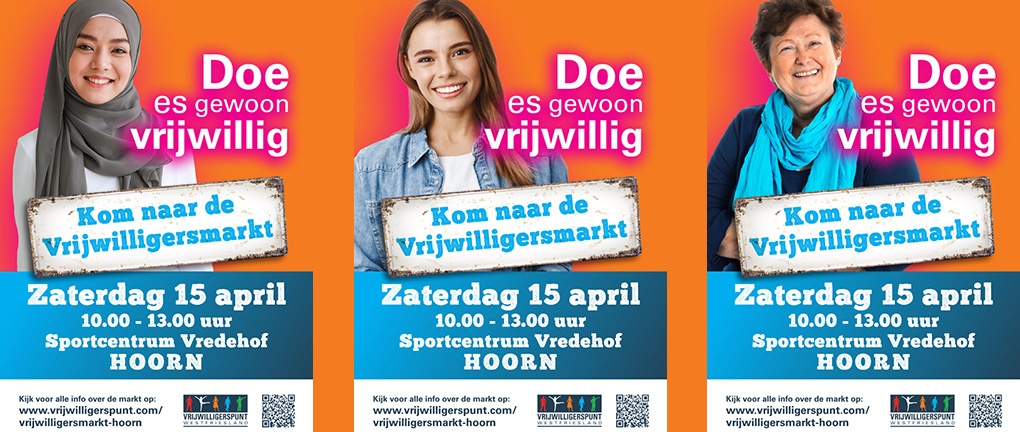 Maak kennis met ons op de vrijwilligersmarkt